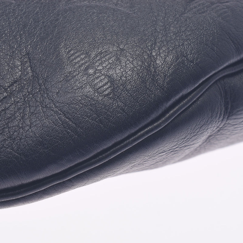 Louis Vuitton Louis Vuitton Monogram Shadow Discovery Bum Bag Black M44388 Men's Leather Body Bag A-Rank Used Sinkjo