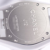 CHANEL シャネル J12 38mm ソフトピンク リミテッド H4468 ボーイズ 白セラミック/SS 腕時計 自動巻き 白文字盤 Aランク 中古 銀蔵