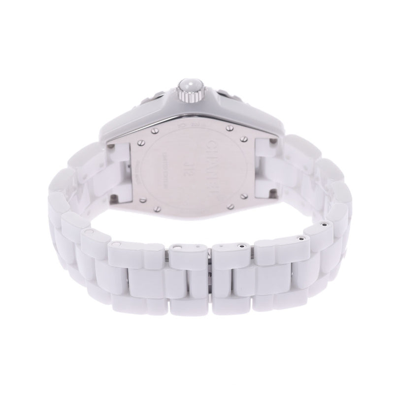 CHANEL Chanel J12 38mm soft pink Limited H4468 Boys White Ceramic / SS Watch Automatic Wound White Figure A Rank Used Sinkjo