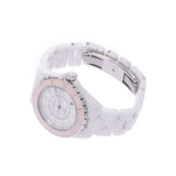 CHANEL Chanel J12 38mm soft pink Limited H4468 Boys White Ceramic / SS Watch Automatic Wound White Figure A Rank Used Sinkjo