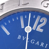 BVLGARI Bulgari Deer Gono Sports LCV29S Women's SS Watch Automatic Wound Black Table AB Rank Used Silgrin