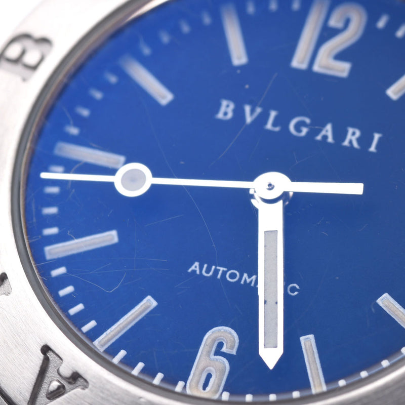 BVLGARI Bulgari Deer Gono Sports LCV29S Women's SS Watch Automatic Wound Black Table AB Rank Used Silgrin