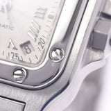 CARTIER カルティエ サントス ガルベSM  20周年記念 W20044D6 レディース SS 腕時計 自動巻き シルバー文字盤 Aランク 中古 銀蔵