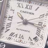 Cartier Santos Garth SM 20th anniversary w20044d6 Ladies SS Watch Automatic Silver Dial