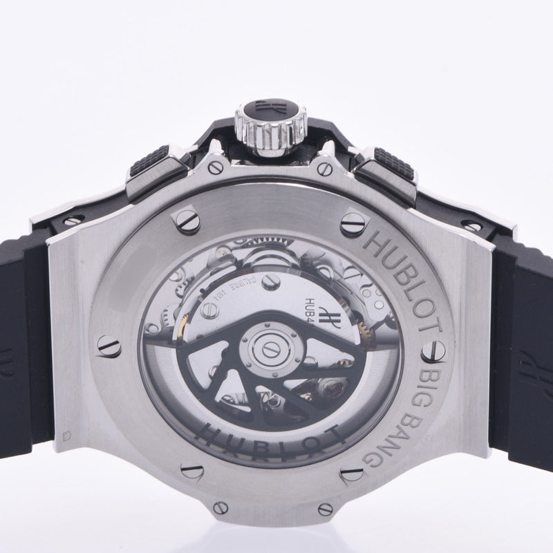 hublot ublo big bang back ske 301.sx.130.rx男士ss /橡胶手表自动黑色桌子a-and排名使用