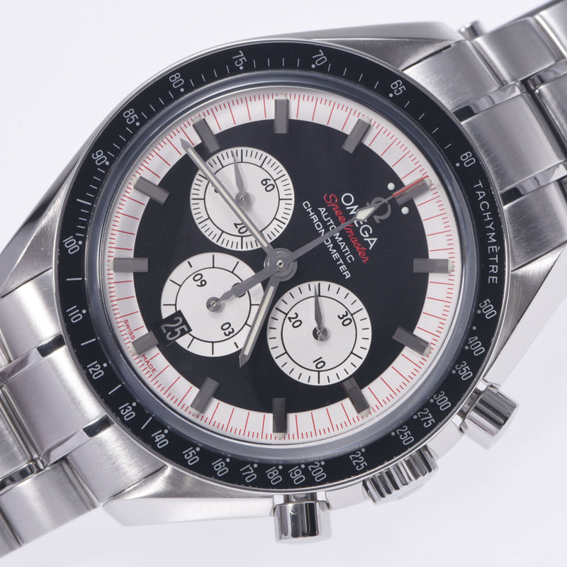 OMEGA Omega Speed ​​Master Schumacher Legend 3507.51 Men SS Watch Automatic Black Shave A-Rank Used Silgrin