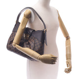 LOUIS VUITTON ルイヴィトン ダミエ システィナMM ブラウン N41541 レディース ダミエキャンバス ワンショルダーバッグ Aランク 中古 銀蔵