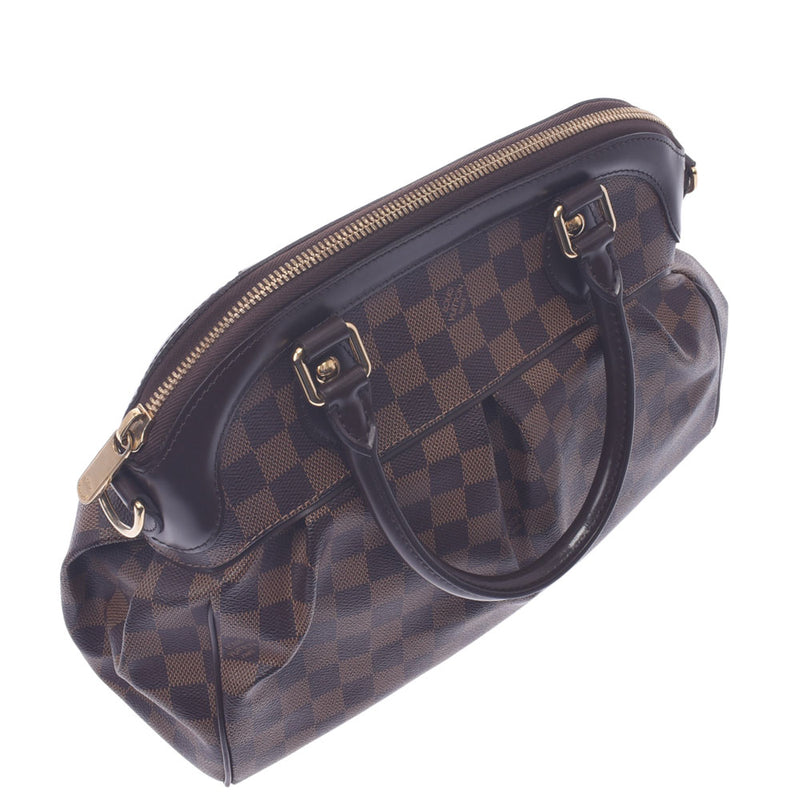 LOUIS VUITTON ルイヴィトン ダミエ トレヴィPM 2WAYバッグ ブラウン N51997 レディース ダミエキャンバス ハンドバッグ Aランク 中古 銀蔵