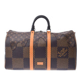 LOUIS VUITTON ルイヴィトン ダミエ ジャイアントモノグラム キーポル バンドリエール 50 NIGO コラボ ブラウン/黒 N40360 ユニセックス ダミエジャイアントキャンバス ボストンバッグ 未使用 銀蔵