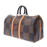 Louis Vuitton Louis Vuitton Damier Giant Monogram Key Pol Band Ried 50 Nigo Collaboration Brown / Black N40360 Unisex Boston Bag Unused Silgrin