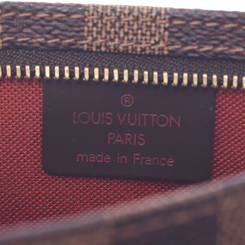 LOUIS VUITTON ルイヴィトン ダミエ ナヴォナ ブラウン N51983 レディース ダミエキャンバス アクセサリーポーチ Aランク 中古 銀蔵