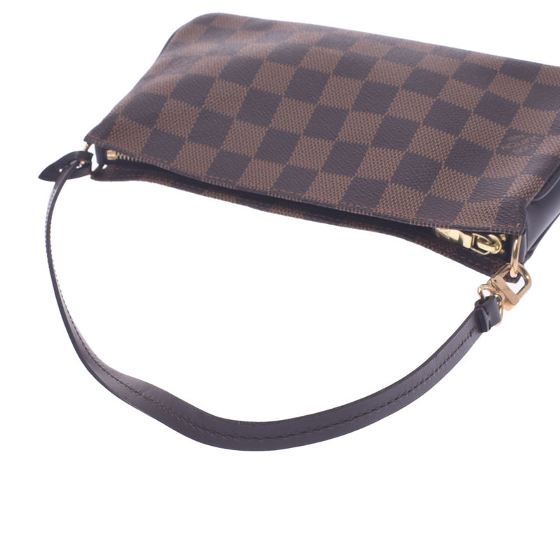 LOUIS VUITTON ルイヴィトン ダミエ ナヴォナ ブラウン N51983 レディース ダミエキャンバス アクセサリーポーチ Aランク 中古 銀蔵