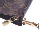 LOUIS VUITTON ルイヴィトン ダミエ ナヴォナ ブラウン N51983 レディース ダミエキャンバス アクセサリーポーチ Aランク 中古 銀蔵