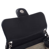 CHANEL Chanel Chain Around Black Silver Fittings Ladies Curf Shoulder Bag AB Rank Used Silgrin