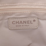 CHANEL シャネル パリビアリッツ トートPM ゴールド レディース カーフ/キャンバス トートバッグ Bランク 中古 銀蔵