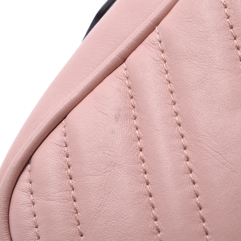Gucci Gucci GG Mermont Pink Gold Bracket 447632女式凝乳单肩包AB排名使用Silgrin