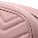 Gucci Gucci GG Mermont Pink Gold Bracket 447632女式凝乳单肩包AB排名使用Silgrin