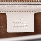 Gucci Gucci Sylvi 2way包袋白色金支架421882女士们凝乳手袋A级使用水池