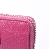 Balenciaga valenciaga圆形紧固件钱包出口经典欧式粉红色253036女士卷曲长钱包A-Rank使用Silgrin