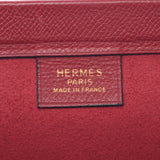 Hermes Hermes Kaba 40 Tote Bag Red ○ S Chain (around 1989) Unisex Kushbel Handbag B Rank Used Sinkjo