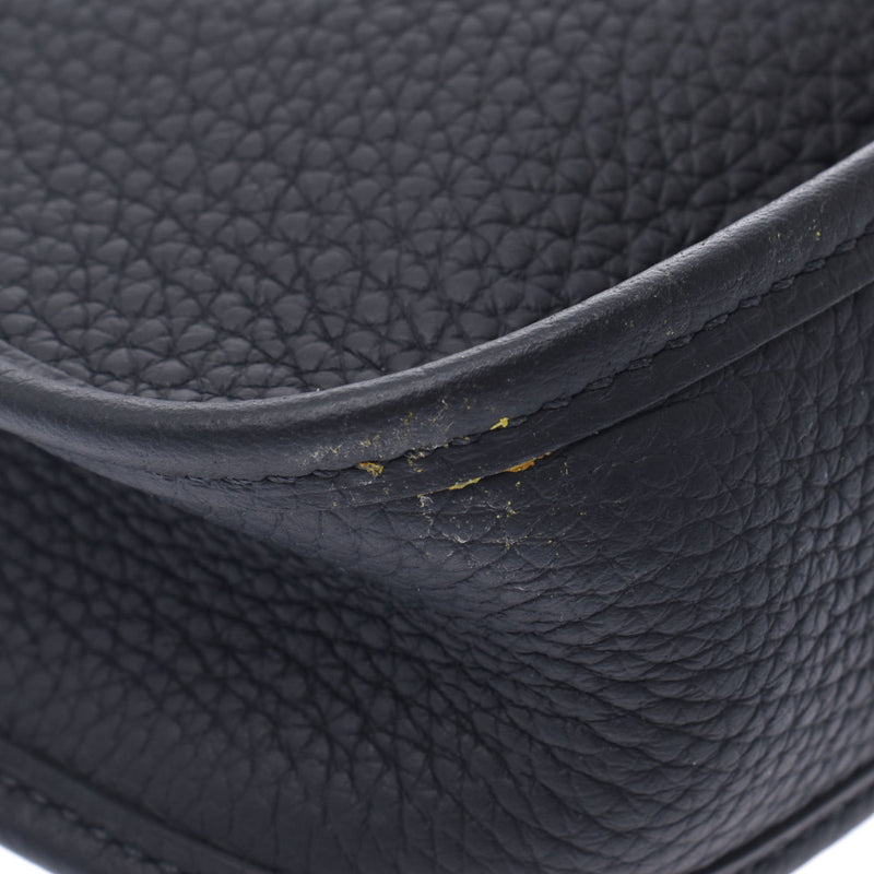 Hermes Hermes Evelin TPM亚马逊黑金支架Y刻（2020年大约2020年）女式三重钢铁单肩包未使用的Silgrin