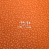 HERMES エルメス ピコタンロック MM アプリコット シルバー金具 C刻印(2018年頃) レディース トリヨンクレマンス ハンドバッグ Aランク 中古 銀蔵