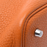 HERMES エルメス ピコタンロック MM アプリコット シルバー金具 C刻印(2018年頃) レディース トリヨンクレマンス ハンドバッグ Aランク 中古 銀蔵