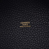 Hermes Hermes Picon Lock PM Black Gold Bracket Z Engraved (around 2021) Women's Triyo Clemance Handbag New Sinkjo