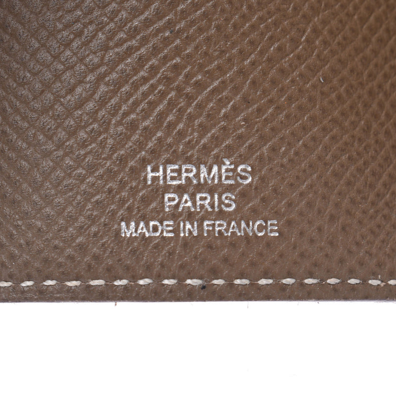 HERMES エルメス ベアン 4連キーケース エトゥープ □R刻印(2014年頃) ユニセックス ヴォーエプソン キーケース Bランク 中古 銀蔵