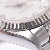 ROLEX Rolex Day Just 10P Diamond 79174G Women's WS / SS Watch Automatic Silver Shaver A-Rank Used Silgrin