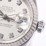 ROLEX Rolex Day Just 10P Diamond 79174G Women's WS / SS Watch Automatic Silver Shaver A-Rank Used Silgrin