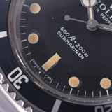 ROLEX Rolex Submarina Tritium Backed Capital Screamer 1.72 CAL1520 Wound Bless 5513 Men's SS Watch Automatic Wound Black Dynx AB Rank Used Silgrin