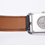 Hermes Ermes Cape Cod CC 2.710 Boys SS / Leather Watch Quartz Silver Dealer A-Rank Used Sinkjo