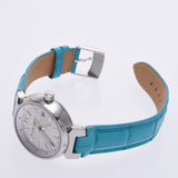 Louis Vuitton Louis Vuitton Tumbling Hologram Q1313 Women's SS / Leather Watch Quartz Silver Dealer A-Rank Used Silgrin