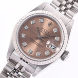 ROLEX Rolex Day Just 10P Diamond 79174G Women's WS / SS Watch Automatic Pink Shamm AB Rank Used Sinkjo