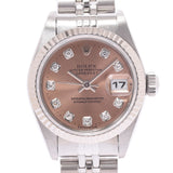 ROLEX Rolex Day Just 10P Diamond 79174G Women's WS / SS Watch Automatic Pink Shamm AB Rank Used Sinkjo