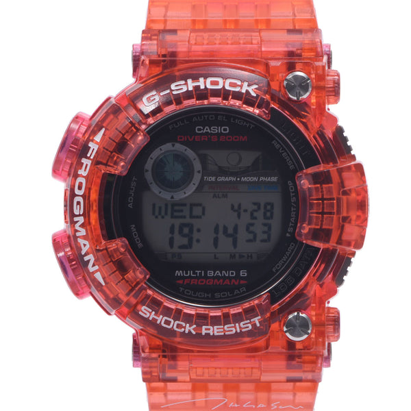 卡西欧卡西欧G-Shock Frogman Takashi Murakami Limited 300线GWF-1000TM男士树脂/ SS手表石英太阳能数字拨号使用Ginzo