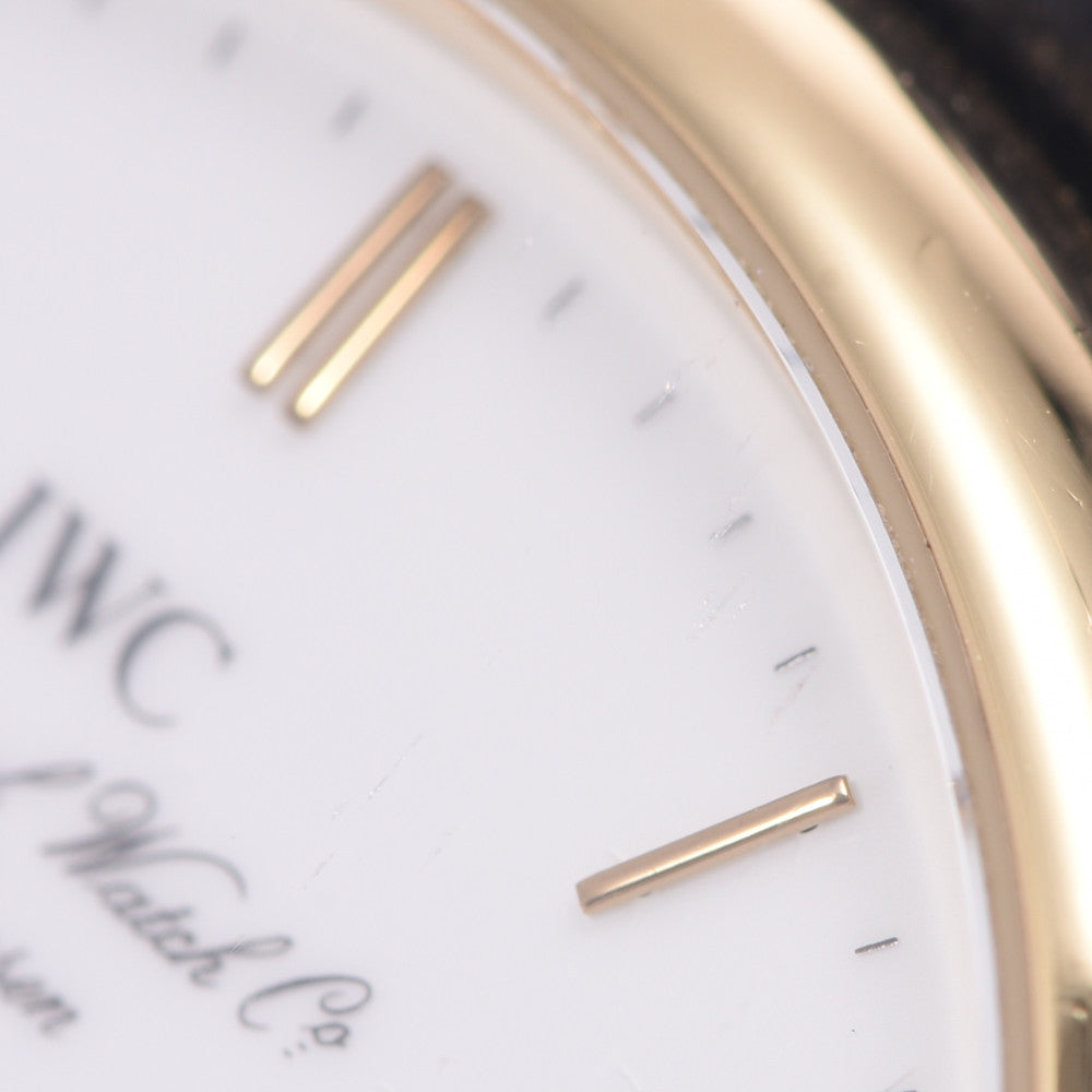 IWC SCHAFFHAUSEN アイダブリューシー シャフハウゼン ポートフィノ ボーイズ YG/革 腕時計 自動巻き 白文字盤 Aランク 中古  人気・おすすめ｜省スペース設計・旅行向けにおすすめ 公式 プライバシー配送 当日出荷対応商品