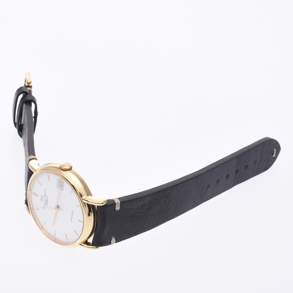 IWC SCHAFFHAUSEN アイダブリューシー シャフハウゼン ポートフィノ ボーイズ YG/革 腕時計 自動巻き 白文字盤 Aランク 中古  人気・おすすめ｜省スペース設計・旅行向けにおすすめ 公式 プライバシー配送 当日出荷対応商品