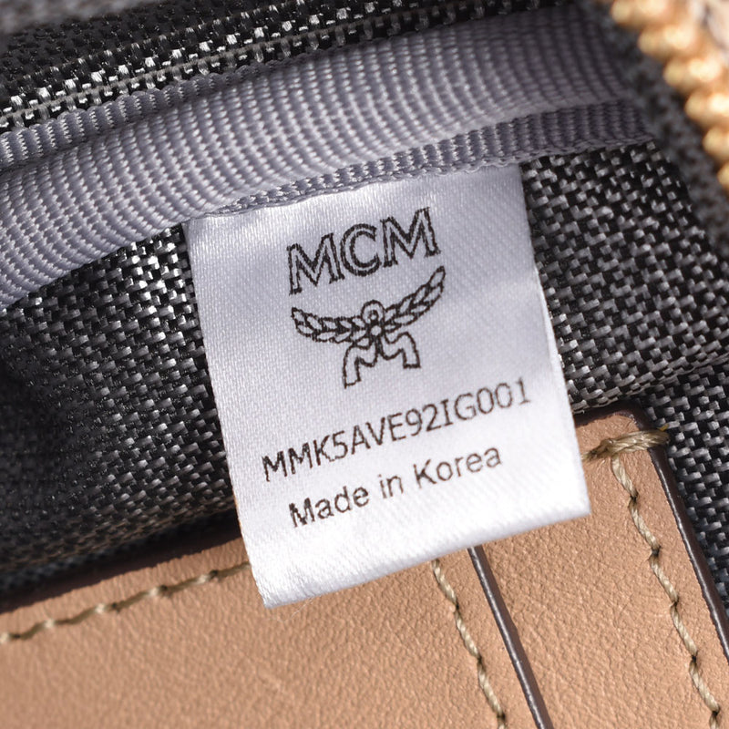 MCM MCM Moem Backpack Mini Stood Beige Women's Curf Rucks Day Pack A-Rank Used Silgrin
