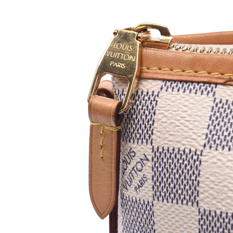 Louis Vuitton Azur Riviera PM 2WAY Bag 14137 White Women Damier