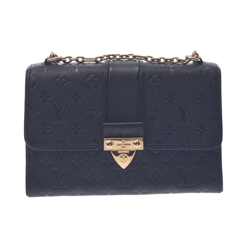 Louis Vuitton Louis Vuitton Monogram Amplit Saint-Scherpis PM Black M43392 Women's Leather Shoulder Bag AB Rank Used Sinkjo