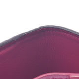 Louis Vuitton Louis Vuitton Portophyu Capsyn Compact Noyle Hot Pink M62157 Women's Toriyon Leather Three Folded Wallets AB Rank Used Silgrin