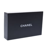 Chanel Chanel Camelia Black / Metallic米色金支架女装卷曲长钱包AB等级使用Silgrin
