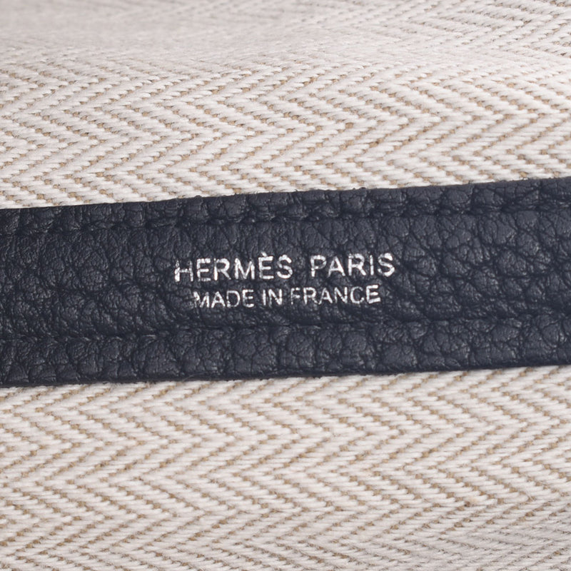 Hermes Hermes Garden Party PM Black C Chamber (around 2018) Unisex Negonda Handbag A rank used Silgrin