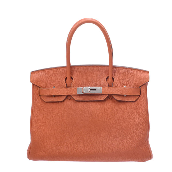 Hermes Hermes Burkin 30 Ho Silver Flocky□R结合（2014年左右）女士多哥手袋AB排名使用过Silgrin