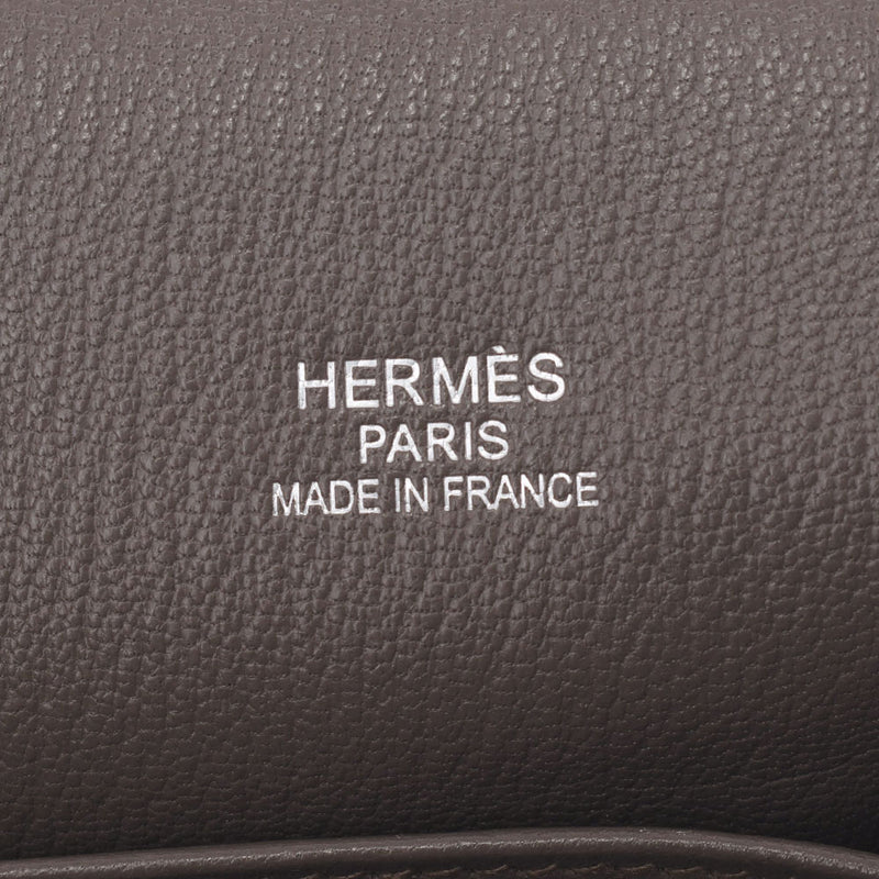 HERMES エルメス ジプシエール34 エタン シルバー金具 □O刻印(2011年頃) ユニセックス トリヨンクレマンス ショルダーバッグ ABランク 中古 銀蔵