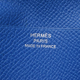 Hermes Hermes Biachan Fre Blu Broighton Silver Bracket C Engraved (around 2018) Unisex Voepson Long Wallet AB Rank Used Silgrin