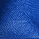 Hermes Hermes Biachan Fre Blu Broighton Silver Bracket C Engraved (around 2018) Unisex Voepson Long Wallet AB Rank Used Silgrin