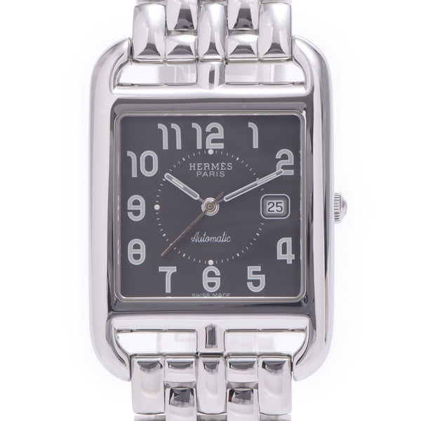 HERMES エルメス ケープコッド CC1.710 ボーイズ SS 腕時計 自動巻き グレー文字盤 Aランク 中古 銀蔵